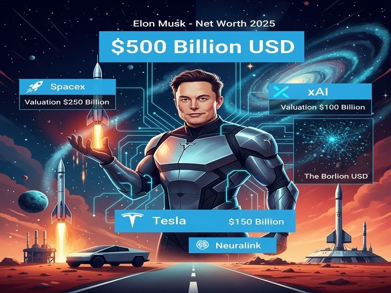 Elon Musk private companies like SpaceX and xAI adding to his net worth
