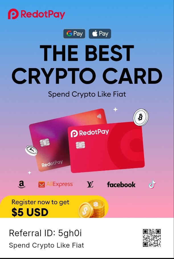 RedotPay: Spend crypto like cash. New users get $5 free